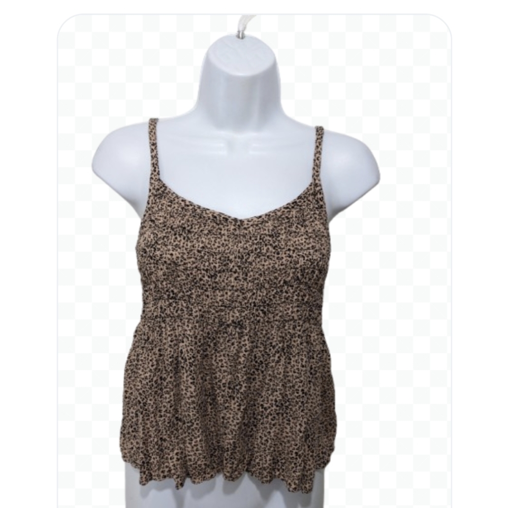 Urban Romantics Smocked Babydoll Cami Tank Top M 90s Y2K #300L
